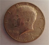 1964 Silver Kennedy Half Dollar - No Mintmark