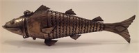 Silver Antique Small Articulated Fish
