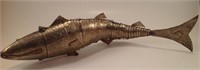 Antique Articulated Fish Spice Box/ Snuff