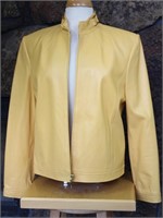 "St. Johns Sport" Yellow Soft Leather Jacket