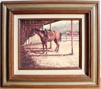 Framed Horse Print by HATVICK