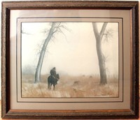 Signed Herder Print by Susan Maxie 1988