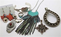 Collection of Western Style Jewelry