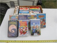 Huge Lot Kid';s VHS Movies