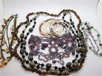 Collection of Beaded Necklaces & Bracelets
