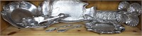 Collection of Pewter Serving Dishes