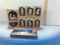 7 Precious Moments figurines, 1982 come let us