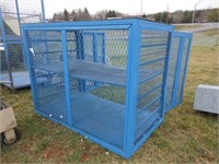 Caged Shelf Unit
