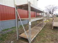 Pallet Shelving, 2 Sections, Heavy Duty