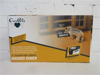 Raised Diner Pet Feeding Station
