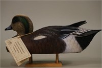 Wigeon Drake Duck Decoy by Jules A. Bouillet of
