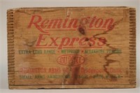 Remington 12ga Wooden Ammo Box, 14.25" Long x 9"