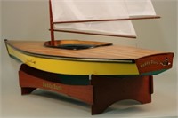 Chris Craft Model Sail Boat, 57" in Length, 2