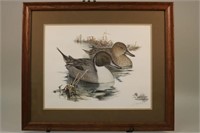 Larry Hayden Framed and Matted Print of Pair of
