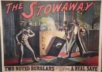 THE STOWAWAY "BURGLERS & SAFE" POSTER