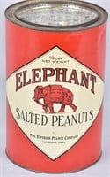 ELEPHANT 10 LB SALTED PEANUTS TIN