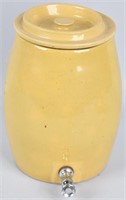 YELLOW WARE WATER COOLER w/ SPOUT
