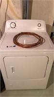 Amana dryer with copper tubing, gas