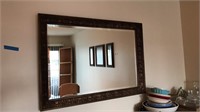 Large wall mirror