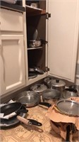 Large pot and pan assortment