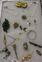 COLLECTION OF MOSTLY VICTORIAN JEWELRY,