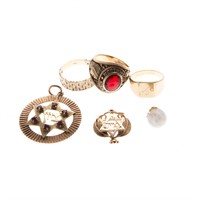 A Selection of Lady's Gold Jewelry