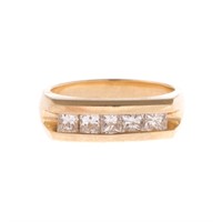 A Gentleman's Contemporary Diamond Ring