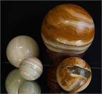 Large Stone spheres - Agate