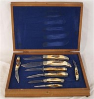 Collection of Vintage Case folding knives