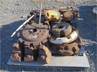 Skid of Tractor Weights