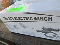 New/Unused 12 ATV Electric Winch