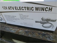 New/Unused 12 ATV Electric Winch