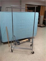 Portable garment / clothes rack on casters