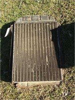 Vintage copper radiator