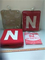 His and hers Nebraska cornhusker game travel