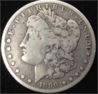 Morgan Silver Dollar 1890, New Orleans Mint