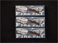 3 Frost Cutlery New Fire Fly Small Pocket Knives