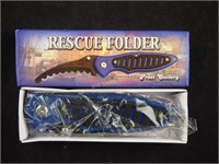 Frost Cutlery 4 1/2" Rescue Folder Pocket Knife