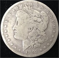 Morgan Silver Dollar 1891, New Orleans Mint