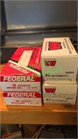 4 boxes of reloaded .45 ammunition