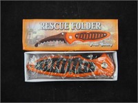 Frost Cutlery 4 1/2" Rescue Folder Pocket Knife