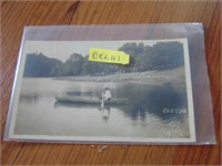Postcard - Big Creek In A Canoe