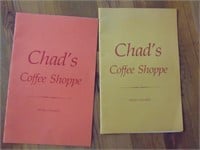 2 Menu's - Chads Coffee Shop