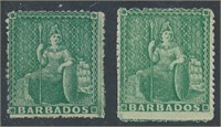 BARBADOS #15 (2) USED AVE