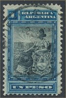 ARGENTINA #139b USED FINE