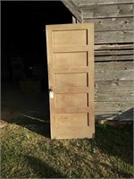Vintage hardwood doors