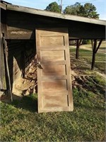 Vintage hardwood doors