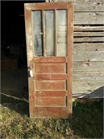 Vintage wooden door