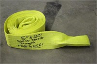 5"x20FT TOW STRAP, 50,000 TENSILE STRENGTH MADE IN