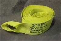 5"x30FT TOW STRAP, 50,000 TENSILE STRENGTH MADE IN